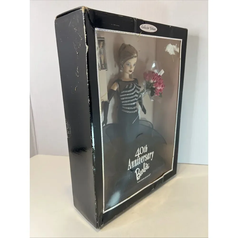 Barbie 1999 40th Anniversary Collector Edition w Black Dress Mattel # 21364 Rare